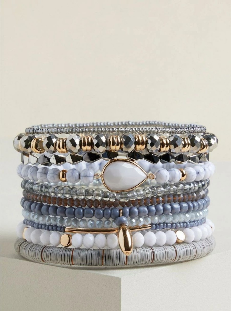 * Null Multi Beaded Stretch Bracelets | Jewelry