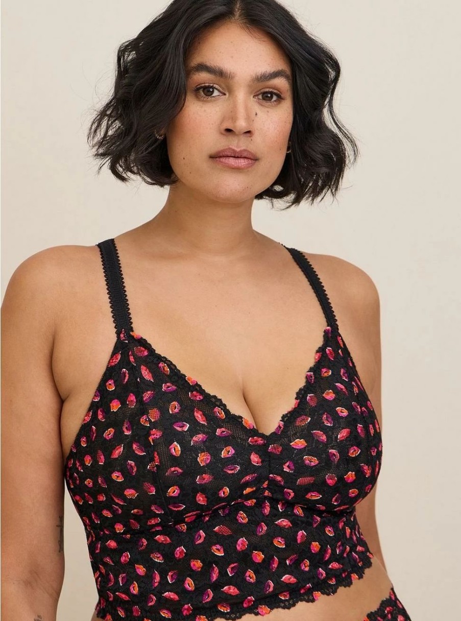 * Torrid Unlined Lace Crop Bralette | Bras