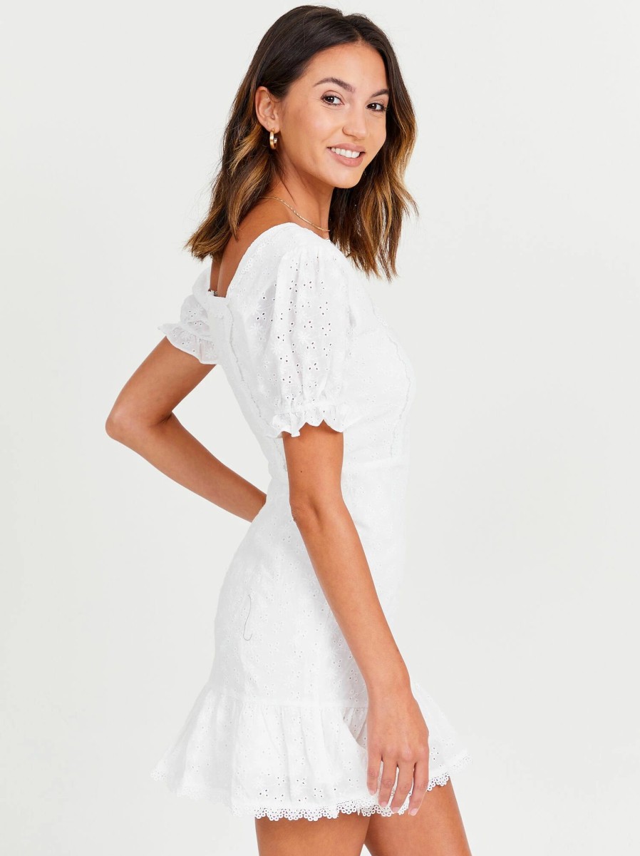 * Jaelyn Puff Sleeve Dress | Mini Dresses