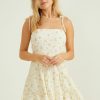 * Eden Floral Clipdot Dress | Mini Dresses