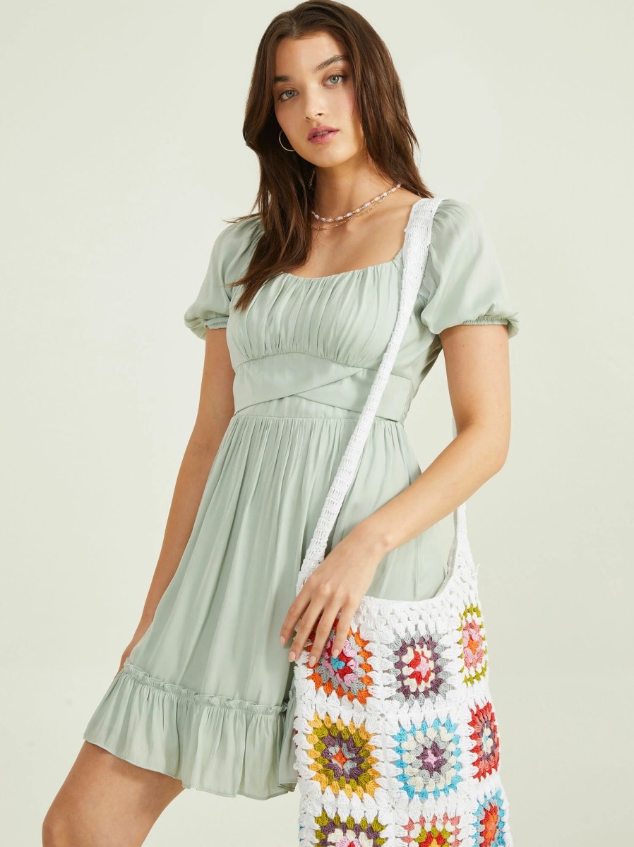 * Madison Puff Sleeve Dress | Mini Dresses