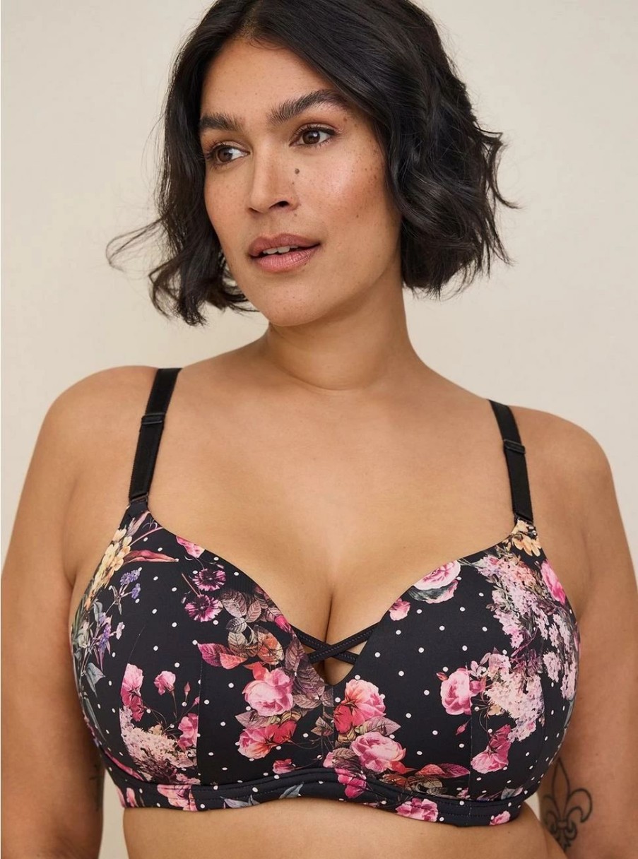 * Torrid Wire-Free Push-Up Print 360 Back Smoothing Bra | Bras