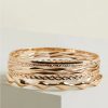 * Null Multi Textured Bangle Bracelets | Jewelry