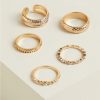 * Null Multi Textured Ring Set | Jewelry