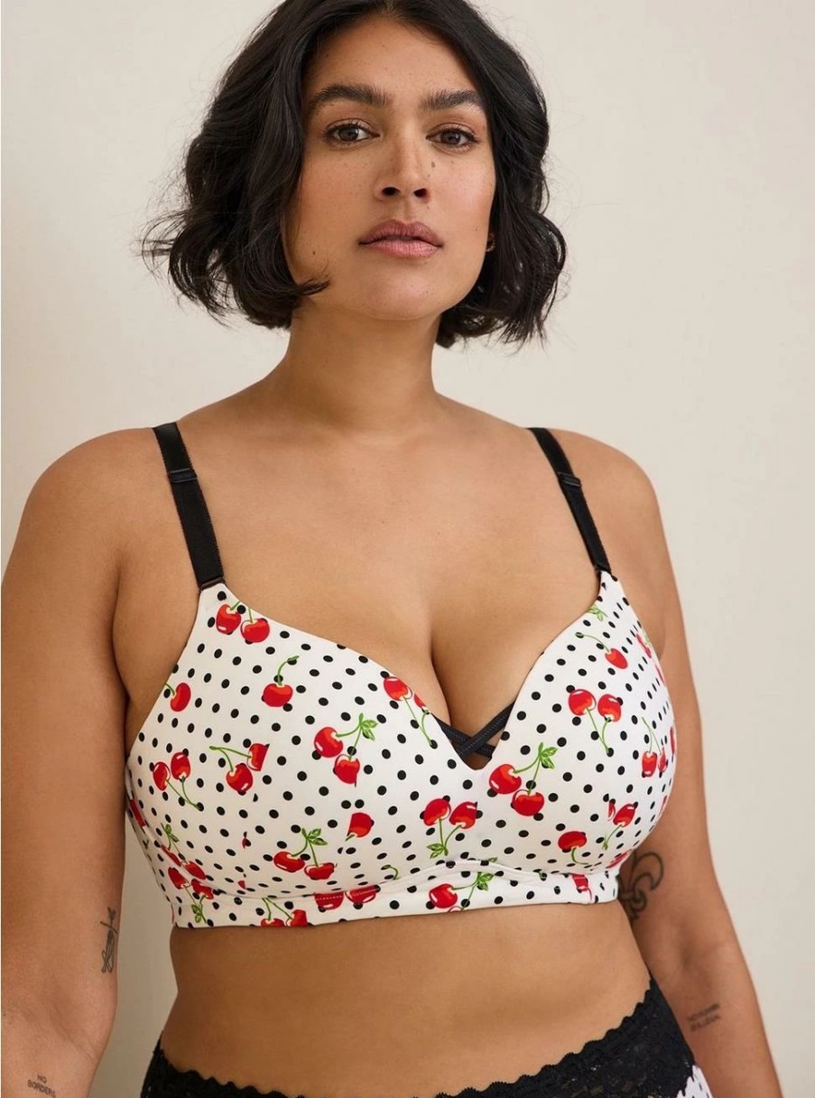 * Torrid Wire-Free Push-Up Print 360 Back Smoothing Bra | Bras