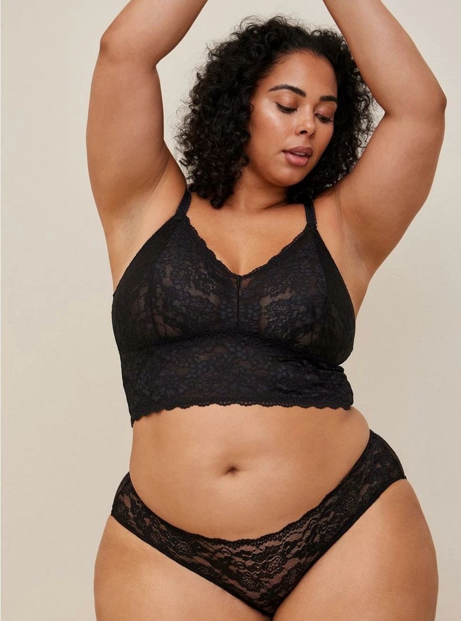 * Torrid Unlined Lace Crop Bralette | Bras