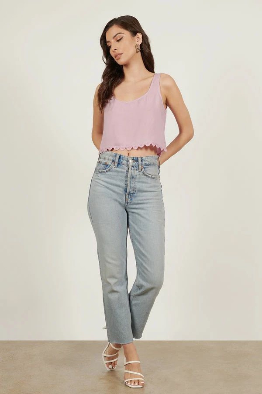 * Tobi Soft Breeze Orchid Crop Top | Crop Tops