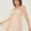 * Peach Sequin Dress | Mini Dresses