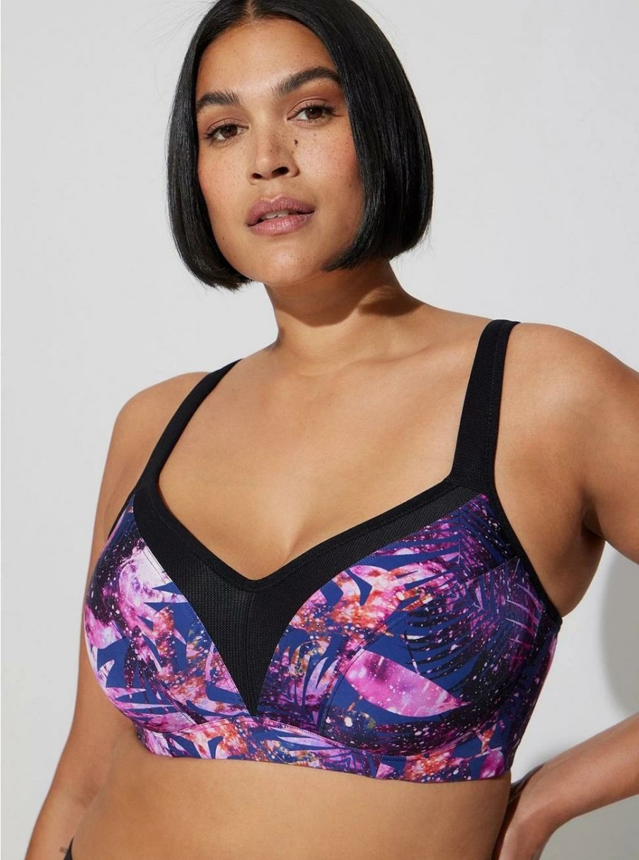 * Torrid Mid Impact Underwire Print Active Sports Bra | Bras