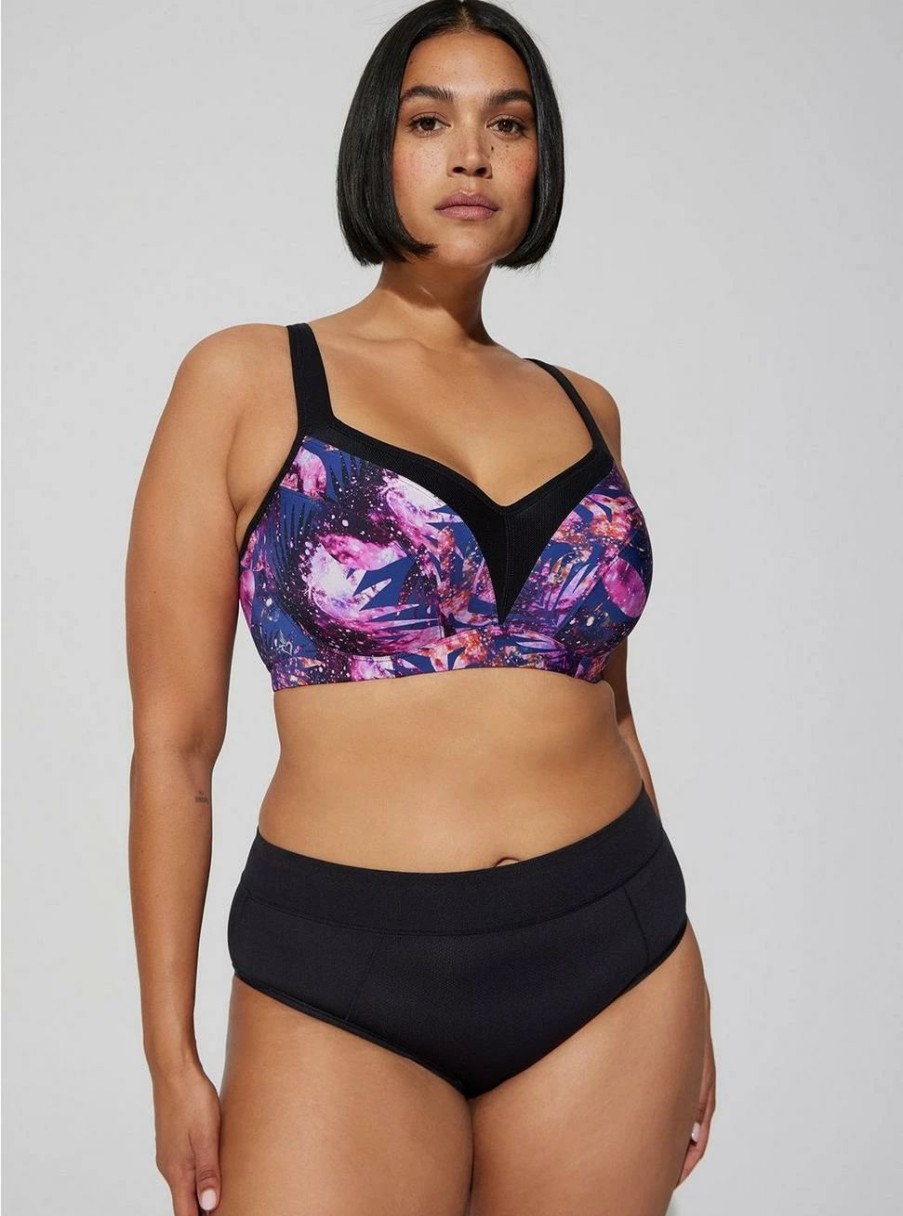 * Torrid Mid Impact Underwire Print Active Sports Bra | Bras