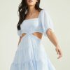 * Elise Puff Sleeve Cutout Dress | Mini Dresses