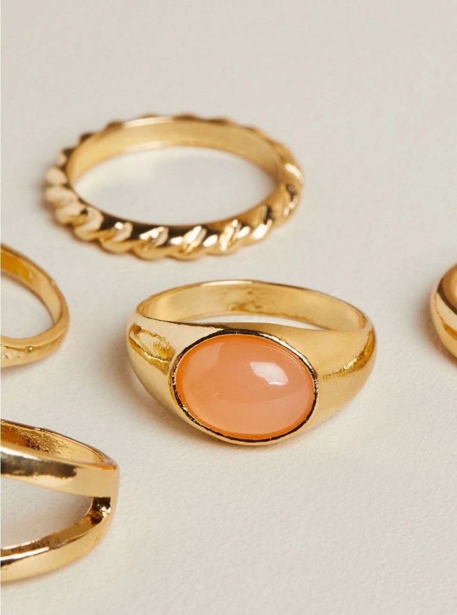 * Null Stone Cocktail Ring Set | Jewelry