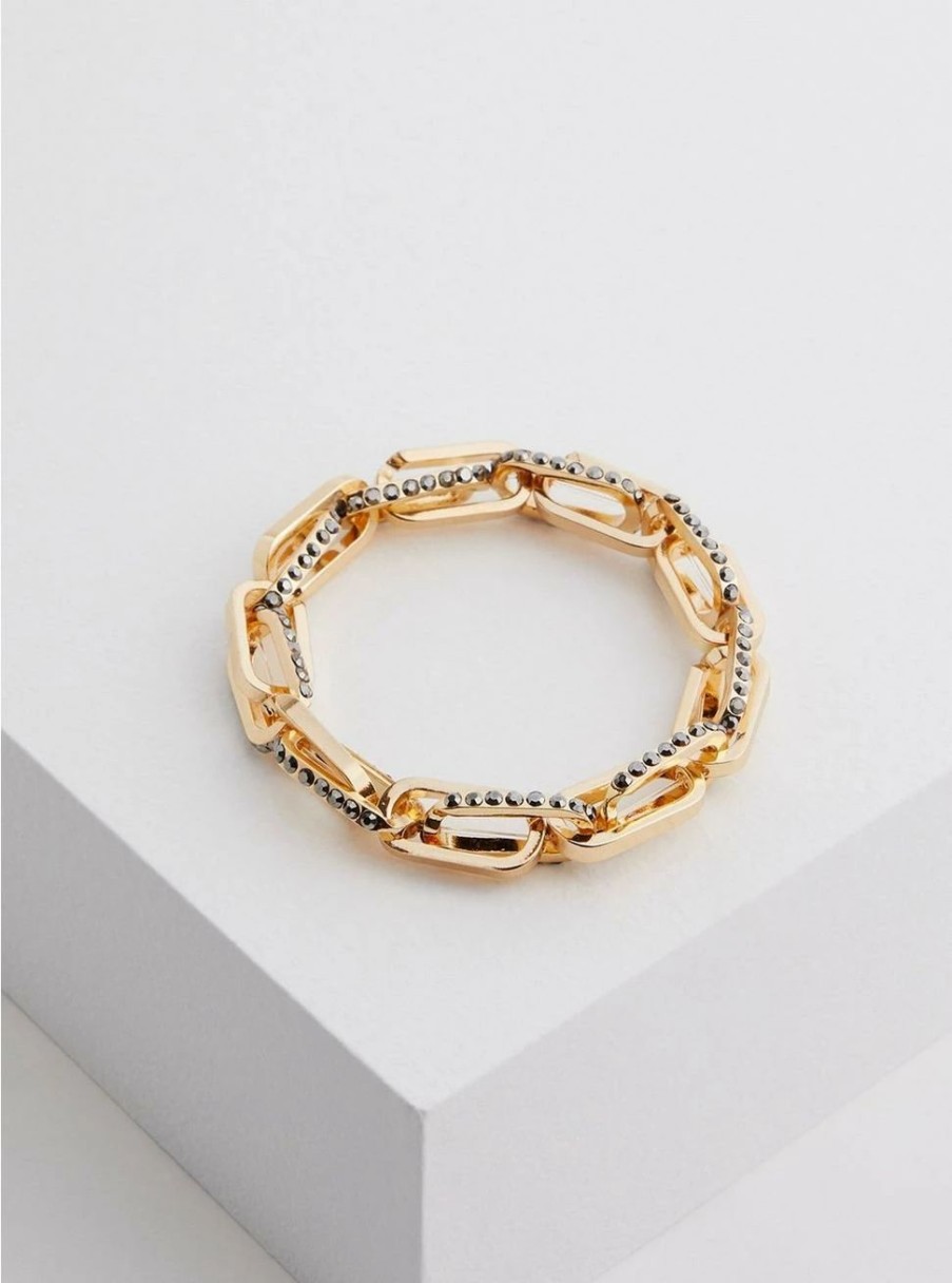 * Null Pave Link Stretch Bracelet | Jewelry