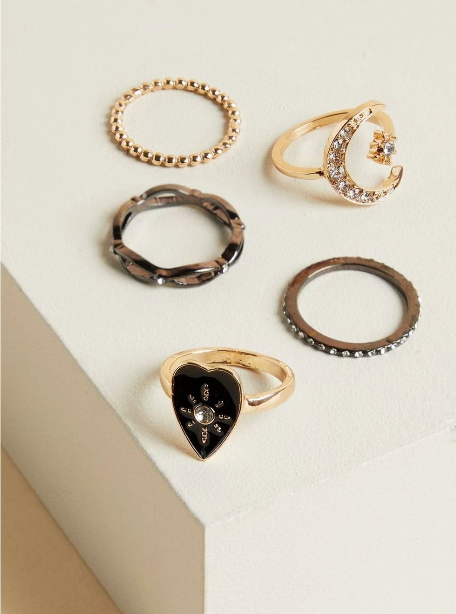 * Torrid Heart And Celestial Ring Set | Jewelry