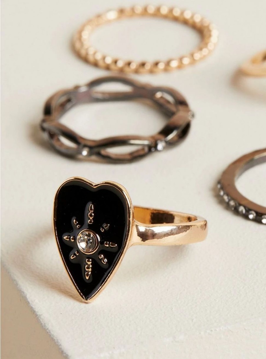 * Torrid Heart And Celestial Ring Set | Jewelry